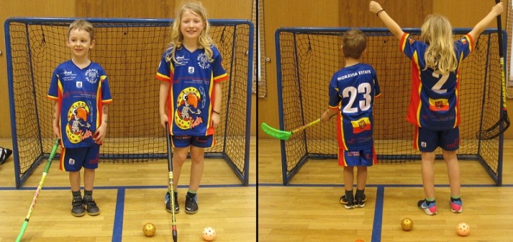 Nové dresy telnických florbalových Orlíků