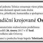 Tradiční krojované ostatky