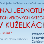 Vánoční Turnaj jednotlivců v kuželkách se blíží