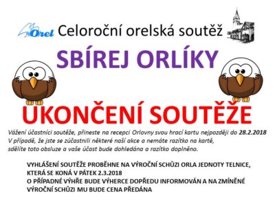 SBÍREJ ORLÍKY_ukončení