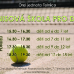 Tenisová škola pro děti – rozpis lekcí