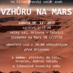 Silvestrovská párty pro děti aneb VZHŮRU NA MARS (30. 12. 2023)