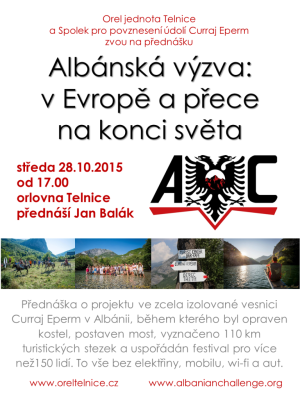 Plakát - Albánská výzva